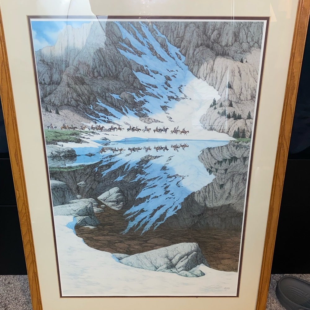SIGNED 1987 Bev Doolittle “Season of the Eagle” SIGNED & NUMBERED. With COA